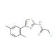 2-Chloro-N-[4-(2,5-dimethyl-phenyl)-thiazol-2-yl]-acetamide - chemical structure image