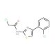 2-Chloro-N-[4-(2-chlorophenyl)-1,3-thiazol-2-yl]-acetamide - chemical structure image