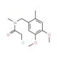 2-chloro-N-(4,5-dimethoxy-2-methylbenzyl)-N-methylacetamide - chemical structure image
