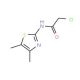 2-Chloro-N-(4,5-dimethyl-thiazol-2-yl)-acetamide (CAS 50772-54-8) - chemical structure image