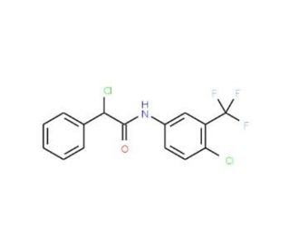2-Chloro-N-(4-chloro-3-trifluoromethyl-phenyl)-2-phenyl-acetamide - chemical structure image