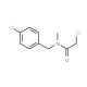 2-chloro-N-(4-chlorobenzyl)-N-methylacetamide - chemical structure image