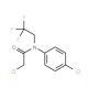 2-chloro-N-(4-chlorophenyl)-N-(2,2,2-trifluoroethyl)acetamide - chemical structure image