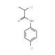 2-Chloro-N-(4-chlorophenyl)propanamide - chemical structure image
