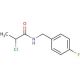 2-chloro-N-(4-fluorobenzyl)propanamide - chemical structure image