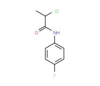 2-chloro-N-(4-fluorophenyl)propanamide - chemical structure image