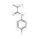 2-chloro-N-(4-fluorophenyl)propanamide - chemical structure image