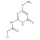 2-chloro-N-(4-methoxy-6-oxo-1,6-dihydropyrimidin-2-yl)acetamide - chemical structure image