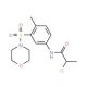 2-chloro-N-[4-methyl-3-(morpholin-4-ylsulfonyl)phenyl]propanamide - chemical structure image
