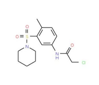 2-Chloro-N-[4-methyl-3-(piperidine-1-sulfonyl)-phenyl]-acetamide - chemical structure image