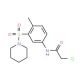 2-Chloro-N-[4-methyl-3-(piperidine-1-sulfonyl)-phenyl]-acetamide - chemical structure image