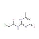 2-Chloro-N-(4-methyl-6-oxo-1,6-dihydro-pyrimidin-2-yl)-acetamide - chemical structure image