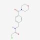 2-chloro-N-[4-(morpholin-4-ylcarbonyl)benzyl]acetamide - chemical structure image