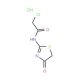 2-Chloro-N-(4-oxo-4,5-dihydro-thiazol-2-yl)-acetamide hydrochloride - chemical structure image