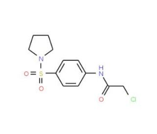 2-Chloro-N-[4-(pyrrolidin-1-ylsulfonyl)phenyl]-acetamide - chemical structure image