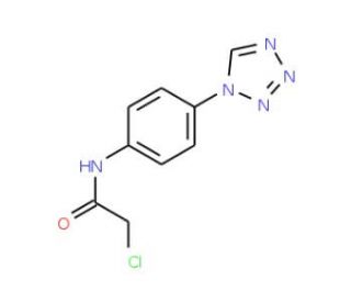 2-Chloro-N-(4-tetrazol-1-yl-phenyl)-acetamide - chemical structure image