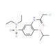 2-chloro-N-{5-[(diethylamino)sulfonyl]-2-isopropoxyphenyl}acetamide - chemical structure image