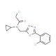 2-chloro-N-{[5-(2-chlorophenyl)-1,3,4-oxadiazol-2-yl]methyl}-N-cyclopropylacetamide - chemical structure image