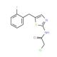2-Chloro-N-[5-(2-fluoro-benzyl)-thiazol-2-yl]-acetamide - chemical structure image