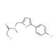 2-chloro-N-{[5-(4-chlorophenyl)-2-furyl]methyl}-N-methylacetamide - chemical structure image