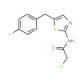 2-Chloro-N-[5-(4-fluoro-benzyl)-thiazol-2-yl]-acetamide - chemical structure image