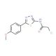2-Chloro-N-[5-(4-methoxyphenyl)-1,3,4-thiadiazol-2-yl]acetamide - chemical structure image