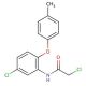 2-chloro-N-[5-chloro-2-(4-methylphenoxy)phenyl]acetamide - chemical structure image