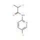 2-chloro-N-(5-chloropyridin-2-yl)propanamide - chemical structure image