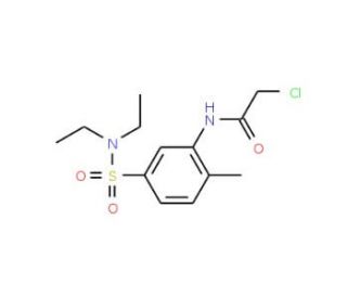 2-Chloro-N-(5-diethylsulfamoyl-2-methyl-phenyl)-acetamide - chemical structure image
