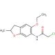 2-chloro-N-(5-ethoxy-2-methyl-2,3-dihydro-1-benzofuran-6-yl)acetamide - chemical structure image