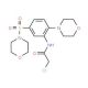 2-Chloro-N-[5-(morpholine-4-sulfonyl)-2-morpholin-4-yl-phenyl]-acetamide - chemical structure image