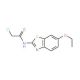 2-Chloro-N-(6-ethoxy-benzothiazol-2-yl)-acetamide (CAS 3268-74-4) - chemical structure image