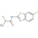 2-chloro-N-(6-fluoro-1,3-benzothiazol-2-yl)propanamide - chemical structure image