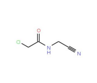 2-chloro-N-(cyanomethyl)acetamide (CAS 20301-57-9) - chemical structure image