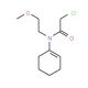 2-chloro-N-cyclohex-1-en-1-yl-N-(2-methoxyethyl)acetamide - chemical structure image