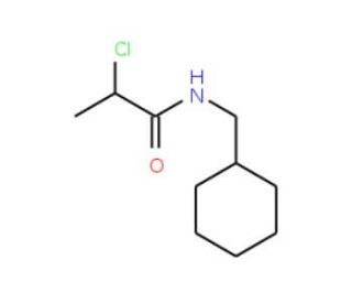 2-chloro-N-(cyclohexylmethyl)propanamide - chemical structure image