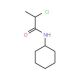 2-chloro-N-cyclohexylpropanamide - chemical structure image