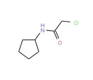 2-Chloro-N-cyclopentylacetamide (CAS 125674-23-9) - chemical structure image