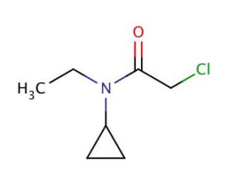 2-chloro-N-cyclopropyl-N-ethylacetamide - chemical structure image