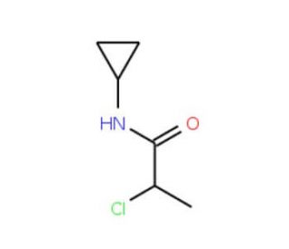 2-chloro-N-cyclopropylpropanamide - chemical structure image