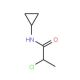 2-chloro-N-cyclopropylpropanamide - chemical structure image