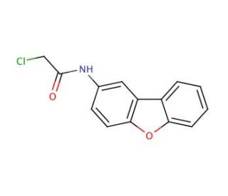 2-chloro-N-dibenzo[b,d]furan-2-ylacetamide - chemical structure image