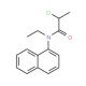 2-chloro-N-ethyl-N-1-naphthylpropanamide (CAS 101111-62-0) - chemical structure image