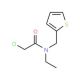2-chloro-N-ethyl-N-(thien-2-ylmethyl)acetamide - chemical structure image