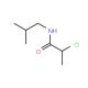 2-chloro-N-isobutylpropanamide (CAS 87603-45-0) - chemical structure image