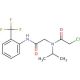 2-chloro-N-isopropyl-N-(2-oxo-2-{[2-(trifluoromethyl)phenyl]amino}ethyl)acetamide - chemical structure image