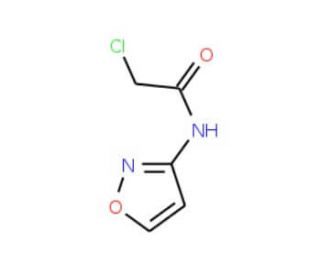 2-chloro-N-isoxazol-3-ylacetamide - chemical structure image