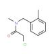 2-chloro-N-methyl-N-(2-methylbenzyl)acetamide - chemical structure image