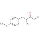 2-chloro-N-methyl-N-[4-(methylthio)benzyl]acetamide - chemical structure image