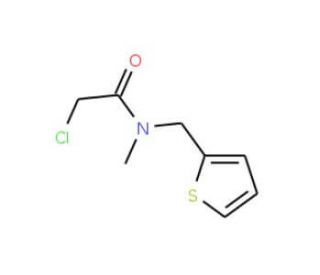2-chloro-N-methyl-N-(thien-2-ylmethyl)acetamide - chemical structure image